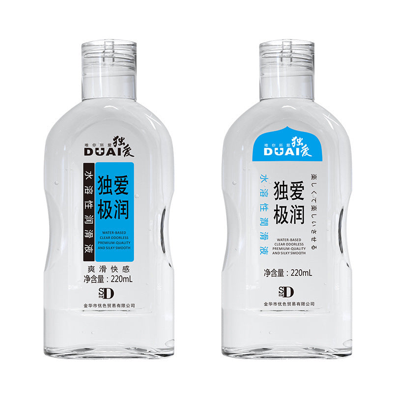 独爱极润水溶性润滑液送尖嘴盖 220ml大瓶装(快感/热感/冰感) - Shyqueen