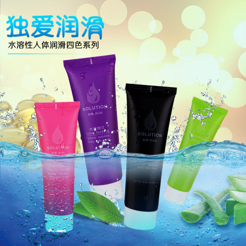 DUAI水溶性四色系列玩具专用人体润滑液 60ml