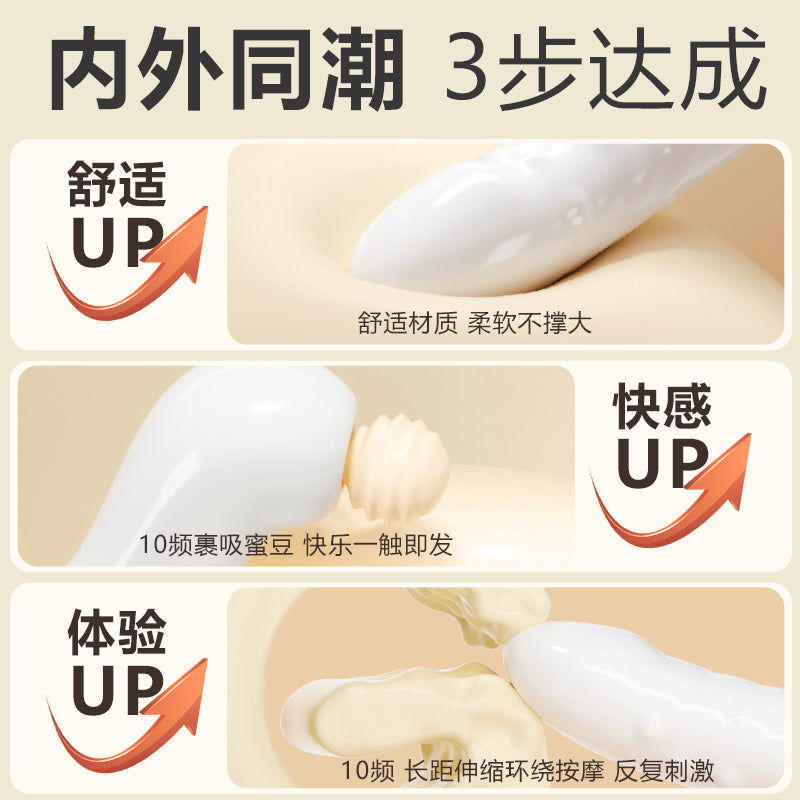 恰悦缠绵吮吸软糯棒身快感冲击直击深处仿真伸缩转珠棒