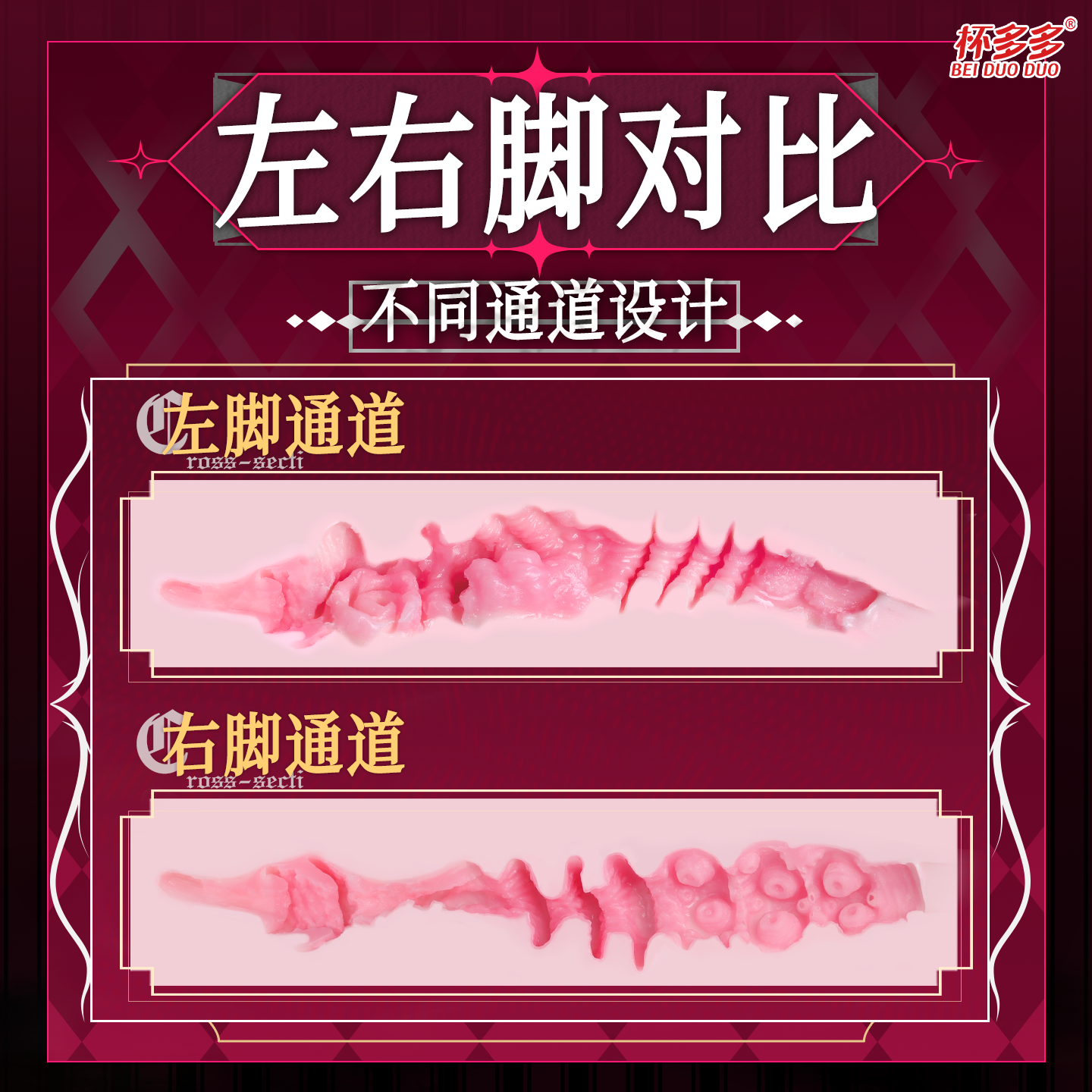 [26.02.24新品] 极上玉足拟真外形单手可控独特通道紧致包裹柔软质感性感脚模