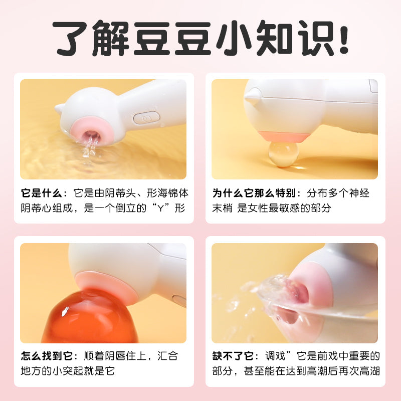 吸阴吸乳前戏神器小乔静音白粉色可爱喵喵棒仙女棒女用震动棒