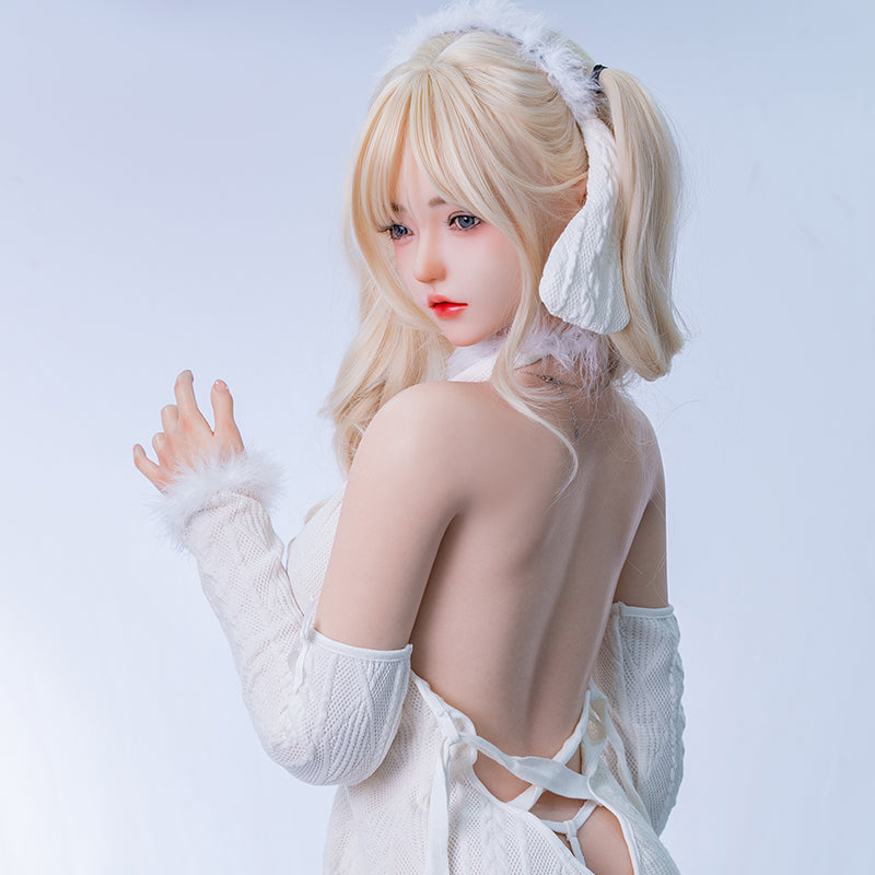 [26.05.10新品] 现货秒发！青萝全身硅胶真人等比例168cm高+果冻柔软胸+S级妆容硅胶头+高档硅胶材质身体+无钉站立+喷涂经络+下体夹吸+震动发音实体真人娃娃倒模