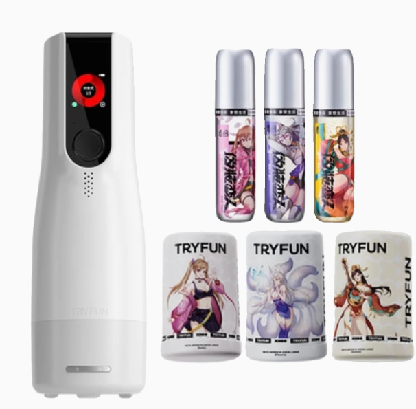 网易春风TRYFUN最新元系列2代元力智能3D旋转伸缩智能加热烘干底座电动飞机杯