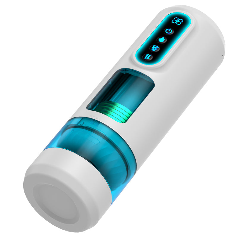 梦马狂飙MAX最新四代伸缩吮吸震动发音加温电动飞机杯