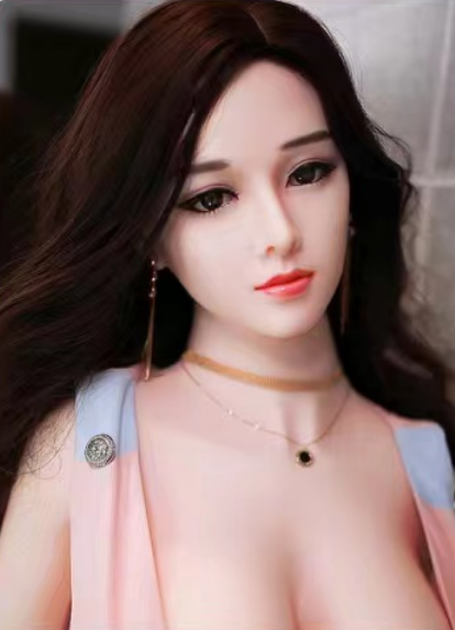 真人比例果冻软胸冰冰精妆TPE带头巨乳高档大型半身实体娃娃